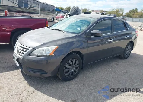 2014 Nissan Sentra Sv z USA, uszkodzony, nr VIN 1N4AB7APXEN855601